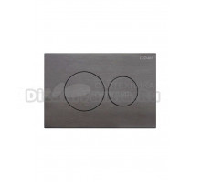 Кнопка смыва для унитаза Cezares Pneumatic PN1-BTN-GM пластик, цвет оружейная сталь