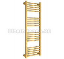 Полотенцесушитель водяной Сунержа Модус Pro 03-0450-1240 120x45 см, глянцевое золото, лесенка