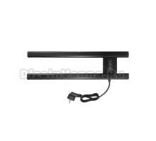 Полотенцесушитель электрический Altasan Каспий Проф СП5015Ч 15x50 см, подключение справа, скрытое подключение справа, матовый черный, из стали