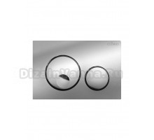 Кнопка смыва для унитаза Cezares Relax RELAX-BTN-01 пластик, цвет глянцевый хром