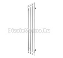 Полотенцесушитель электрический Altasan Проксима СП21120БМ 120x20 см, подключение справа, скрытое подключение справа, матовый белый, I-образный, из стали