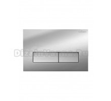 Кнопка смыва для унитаза Cezares Slider SLIDER-BTN-01 пластик, цвет глянцевый хром