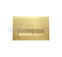 Кнопка смыва для унитаза Cezares Slider SLIDER-BTN-BORO пластик, цвет брашированное золото
