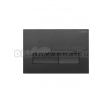 Кнопка смыва для унитаза Cezares Slider SLIDER-BTN-NOP пластик, цвет матовый черный