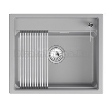 Мойка кухонная Granula Kitchen Space 6003i алюминиум