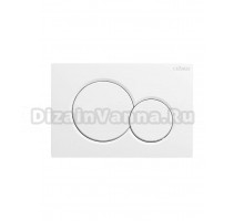 Кнопка смыва для унитаза Cezares Stylus STYLUS-BTN-BL пластик, цвет глянцевый белый