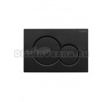 Кнопка смыва для унитаза Cezares Stylus STYLUS-BTN-NOP пластик, цвет матовый черный