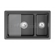 Мойка кухонная Granula Kitchen Space 7304iU шварц