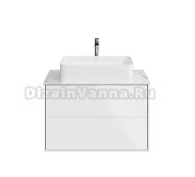 Тумба под раковину без столешницы KERAMA MARAZZI Plaza Modern 80 подвесная, матовая белая