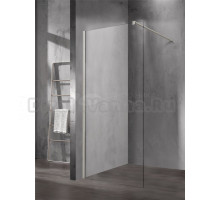 Душевая перегородка Vincea Walk-in VSW-1H600CLBN 60 см, профиль брашированный никель, стекло прозрачное