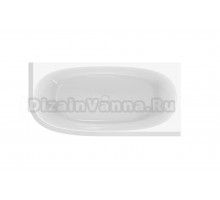 Акриловая ванна Cezares Lux CZR-LUX-CORNER-165-80-58-R 165x80 см, угловая, правая, пристенная, белая, асимметричная, вклеенная каркас, фурнитура белая