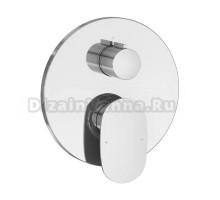 Встраиваемый смеситель для душа и ванны Ravak Spring SG 065.00CR O2 С ВНУТРЕННЕЙ ЧАСТЬЮ RB 072.50, хром