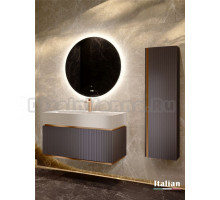 Мебель для ванной комнаты Jorno Filoro 90 подвесная, антрацит