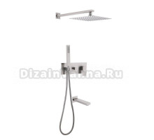 Душевой комплект Abber Daheim AF8217SP С ВНУТРЕННЕЙ ЧАСТЬЮ, сатин
