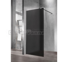 Душевая перегородка Vincea Walk-in VSW-1H900GFGM 90 см, профиль вороненая сталь, стекло матовое тонированное