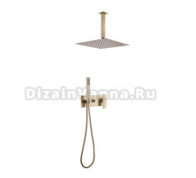 Душевой комплект Abber Daheim AF8221G С ВНУТРЕННЕЙ ЧАСТЬЮ, матовое золото