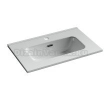 Раковина накладная Ceramicanova Compact 610x395x170, белый, CN7025