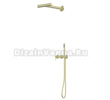 Душевой комплект Abber Perfekte 316 AF8A18BG С ВНУТРЕННЕЙ ЧАСТЬЮ, брашированное золото