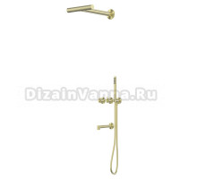 Душевой комплект Abber Perfekte 316 AF8A50BG С ВНУТРЕННЕЙ ЧАСТЬЮ, брашированное золото