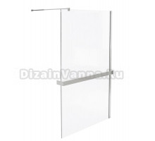 Душевая перегородка Vincea Walk-in HR VSW-1HR100CL 100 см, профиль глянцевый хром, стекло прозрачное