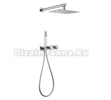 Душевой комплект Abber Rund AF8718 С ВНУТРЕННЕЙ ЧАСТЬЮ, хром