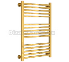 Полотенцесушитель водяной Сунержа Модус Pro 03-0450-8050 80x55 см, глянцевое золото, лесенка
