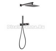 Душевой комплект Abber Rund AF8718NG С ВНУТРЕННЕЙ ЧАСТЬЮ, никель