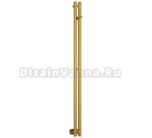 Полотенцесушитель водяной Сунержа Нюанс Pro 03-0412-1250 120x10 см, глянцевое золото, I-образный