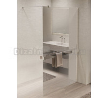 Душевая перегородка Vincea Walk-in HR VSW-1HR900MR 90 см, профиль глянцевый хром, стекло зеркальное