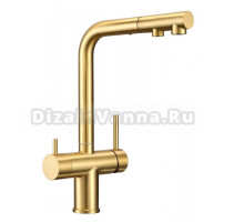Смеситель для кухни Milacio Almonte-S MCU.562.GD золото брашированное