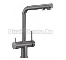 Смеситель для кухни Milacio Almonte-S MCU.562.GM вороненая сталь