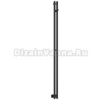 Полотенцесушитель водяной Сунержа Нюанс Pro 31-0412-1550 150x10 см, матовый черный, I-образный