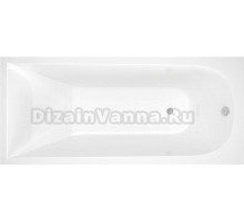 Акриловая ванна ALBA SPA Impero без опоры 160x70 см, пристенная, белая