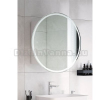 Зеркало-шкаф Corozo Орио универсальное 65, с подсветкой, белое