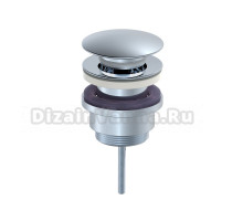 Донный клапан для раковины Oliveeka OL-SS07-CR универсальный, глянцевый хром