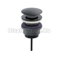 Донный клапан для раковины Oliveeka OL-SS07-BGM универсальный, матовый оружейный металл