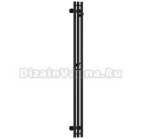 Полотенцесушитель водяной Сунержа Терция Pro 31-0444-1510 150x15 см, матовый черный, I-образный