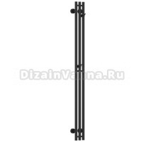 Полотенцесушитель водяной Сунержа Терция Pro 15-0444-1510 150x15 см, темный титан муар, I-образный