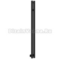 Полотенцесушитель водяной Сунержа Фьорд Pro 31-0458-1250 120x10 см, матовый черный, I-образный