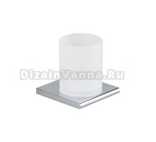 Стакан для ванной Splendy Inspiration R IR4031VSCR настенный, хром, стеклянный