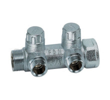 Коллектор FAR FK 3860 3412UN 3/4" НР x 3/4" ВР, 2 выхода