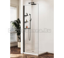 Душевая перегородка Vincea Walk-in WS VSW-1HWS120CLB 120 см, профиль матовый черный, стекло прозрачное