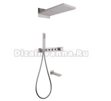 Душевой комплект Abber Rund AF8753SP С ВНУТРЕННЕЙ ЧАСТЬЮ, сатин