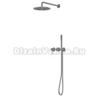 Душевой комплект Abber Wasser Kreis 316 AF8118BGG С ВНУТРЕННЕЙ ЧАСТЬЮ, брашированная оружейная сталь