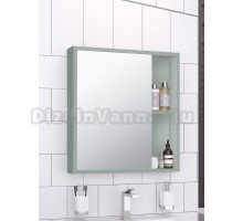 Зеркало-шкаф Runo Эко 60, бирюзовое