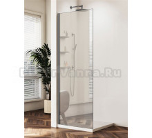 Душевая перегородка Vincea Walk-in WS VSW-1HWS900MRGM 90 см, профиль вороненая сталь, стекло зеркальное