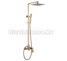 Душевая стойка Abber Wasserfall AF8616G матовое золото