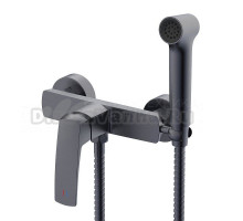 Гигиенический душ AZARIO Conda AZ-K2511GR со смесителем, серый графит