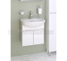 Тумба под раковину без столешницы Runo Лада 60 подвесная, белая