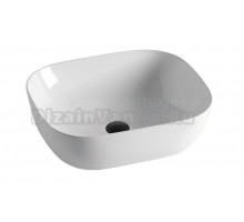Накладная раковина Alcora Aron 49 207-496494 глянцевая белая, прямоугольная